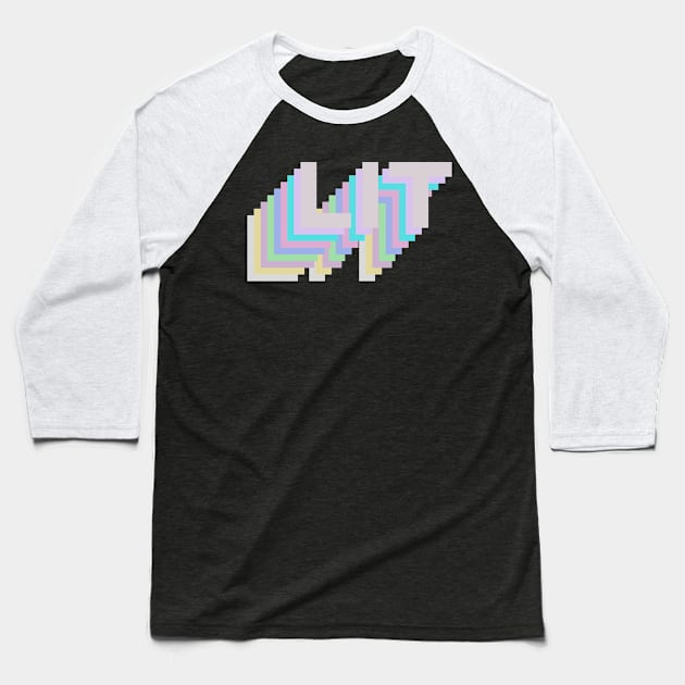 Lit Baseball T-Shirt by SusurrationStudio